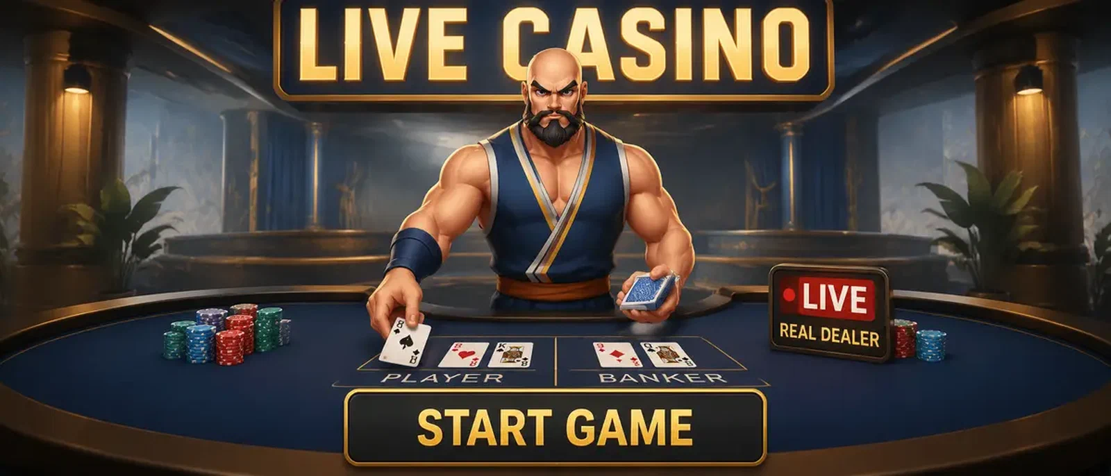 Lobby del Casino en Vivo BetOnRed